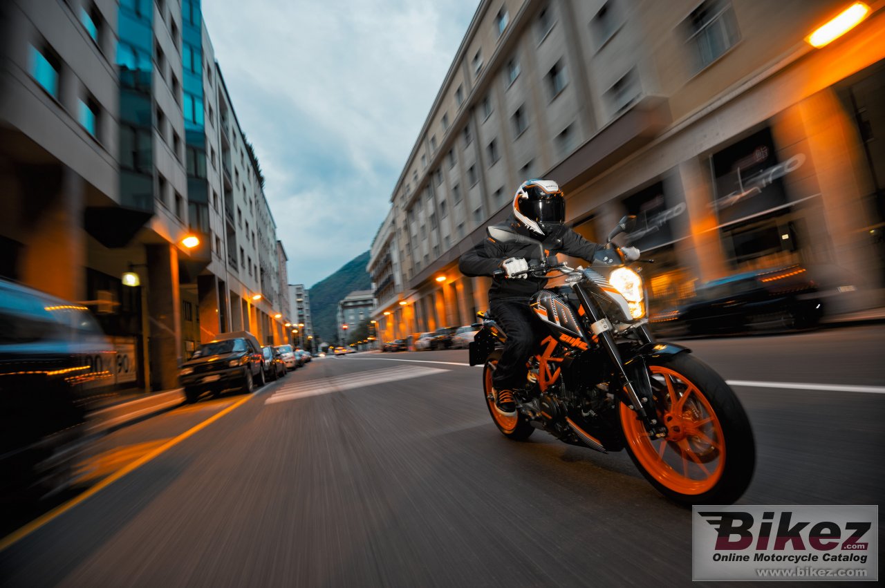KTM 390 Duke ABS poster